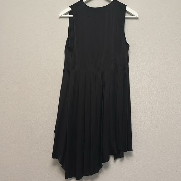 Pierre Balmain Black Asymmetrical Sleeveless Sundress - Picture 4 of 8